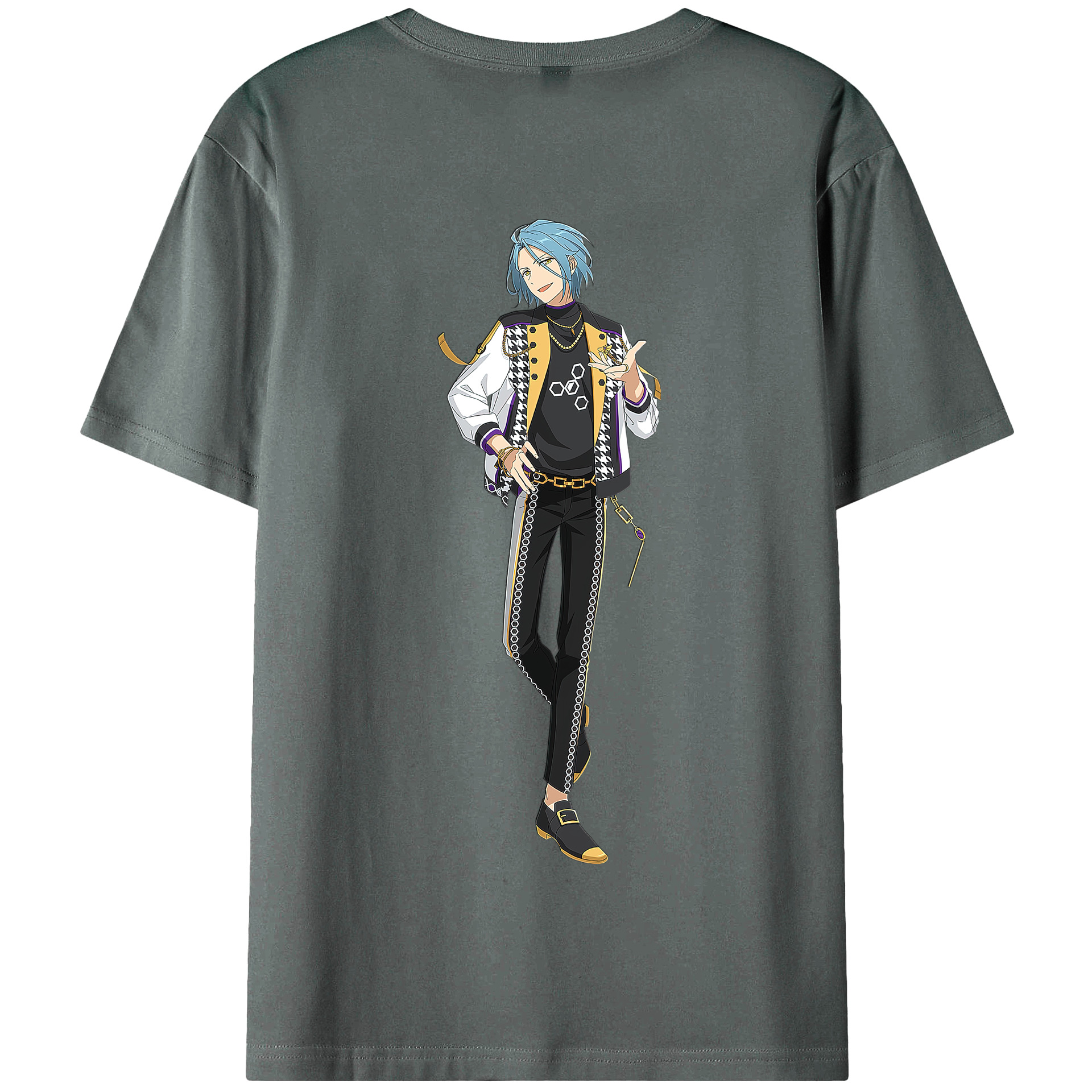 （画像用） あんさんぶるスターズ! Ensemble Stars 綿100％半袖Tシャツ（背面プリント）
